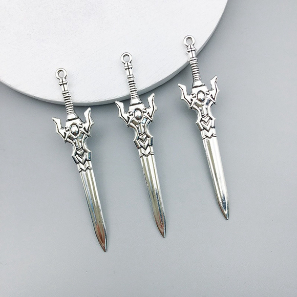 Unbranded Jewelry - Warlord’s Greatsword Alloy Pendant Charm for Jewelry, Crafts & Cosplay NWT